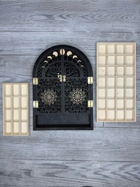 Tree of Life Crystal moon trinket Shelf Knick Knacks 2 mini display shelf’s